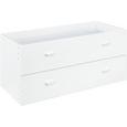 Schubladenbox in Weiß Hochglanz - Weiß, Holzwerkstoff (74/35/33cm) - MÖMAX modern living