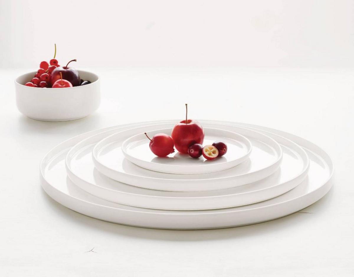 TALERZ 2031013 - biały, Basics, ceramika (14,5cm) - ASA