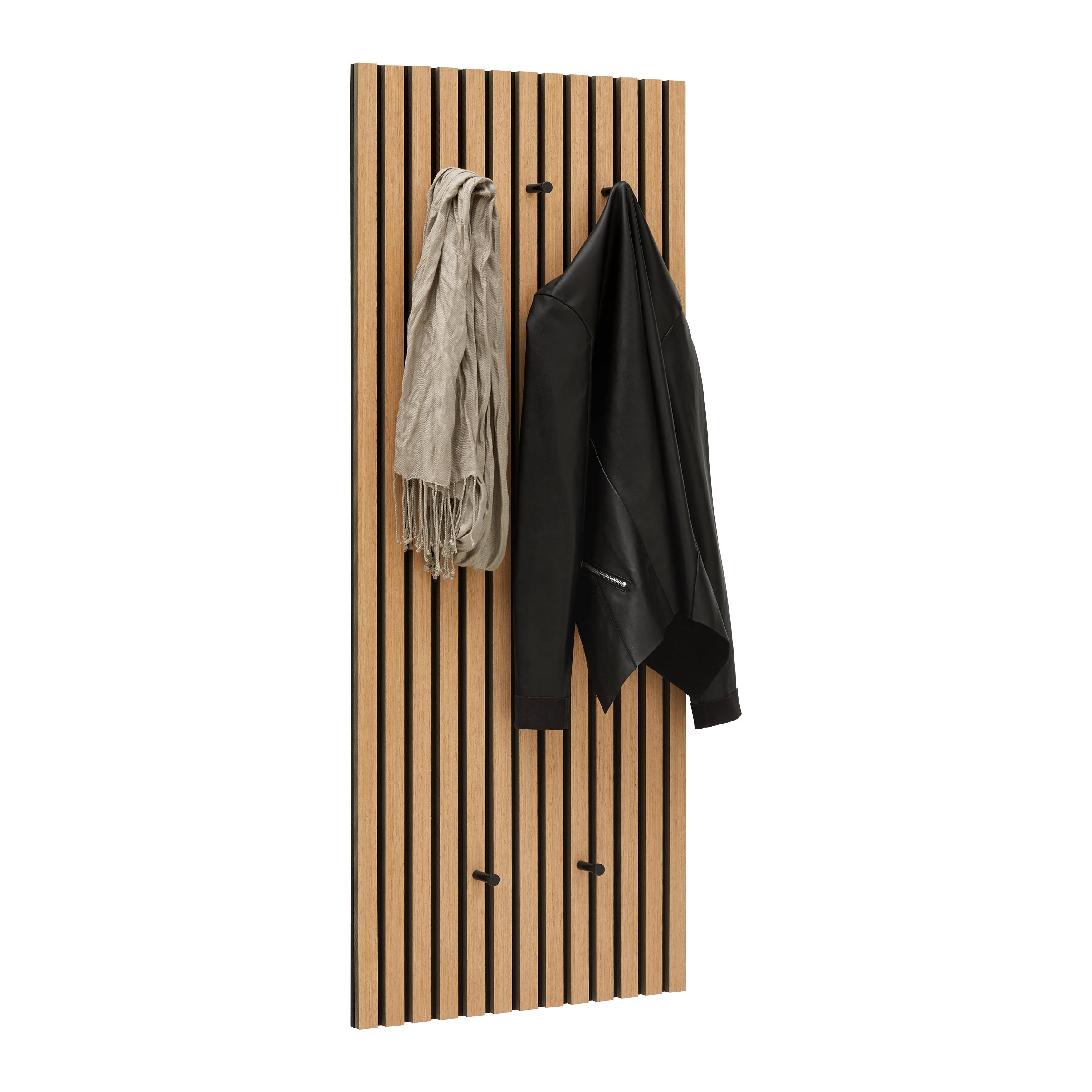 HALLPANEL GRACE -SB- - ekfärgad, Modern, metall/trämaterial (50/125/7,5cm) - Mömax