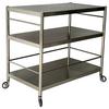 SERVERINGSVAGN SANDRO -EXKLUSIV- - silver/svart, Klassisk, metall/plast (95/88/55cm) - Mömax