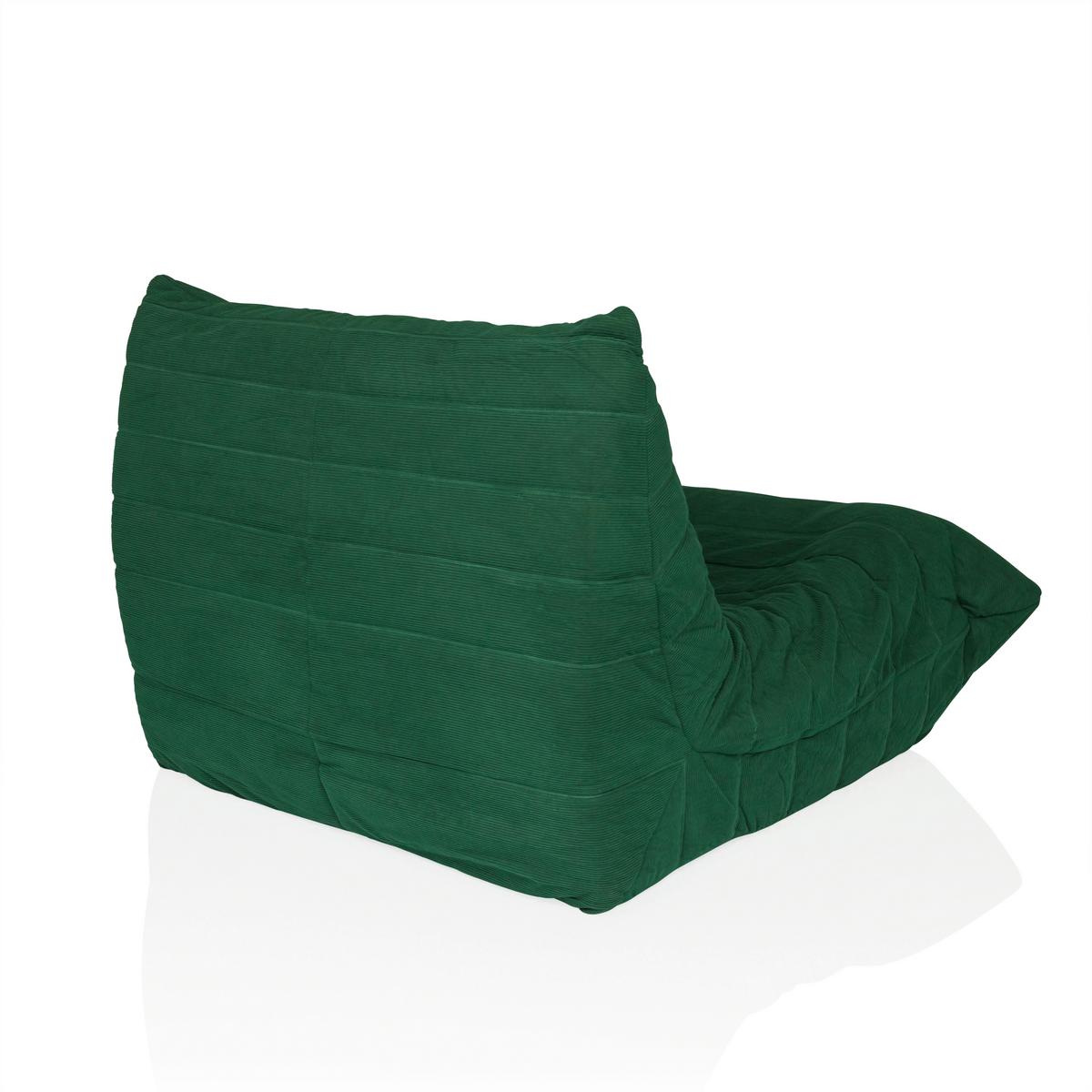 Naslanjač Sitzolo, Zelena - zelena, Moderno, tekstil (90/72/100cm) - MID.YOU