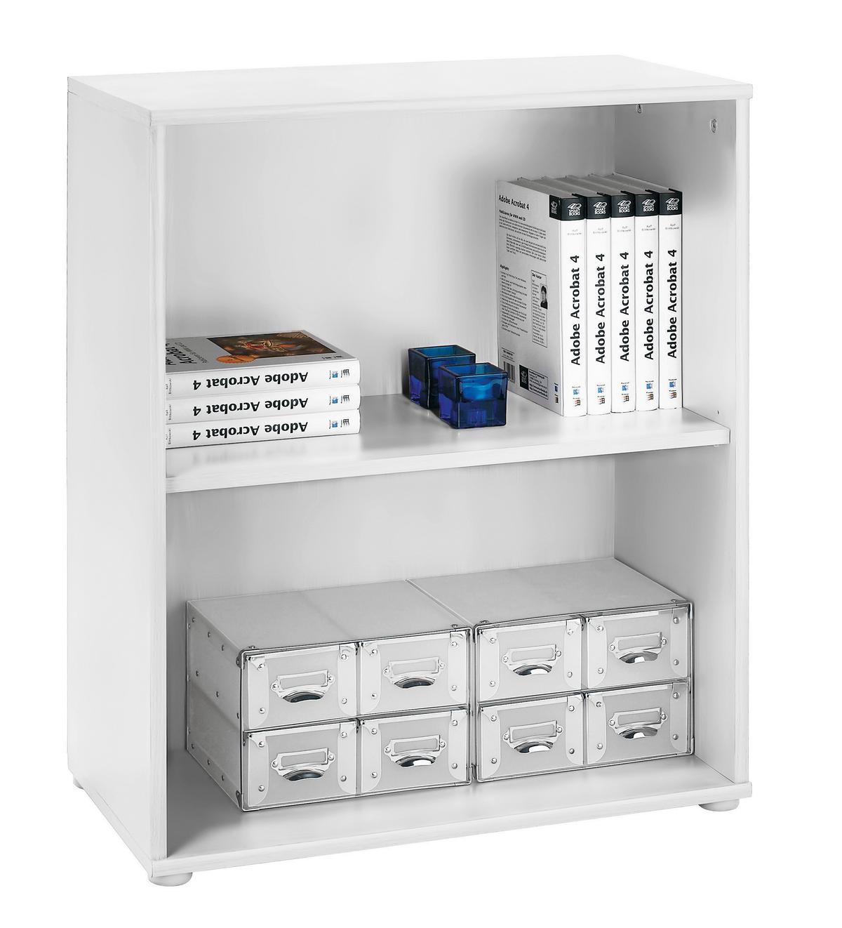 Polica Josef 4 - bijela, Moderno, drvni materijal (60/80/30cm) - Modern Living