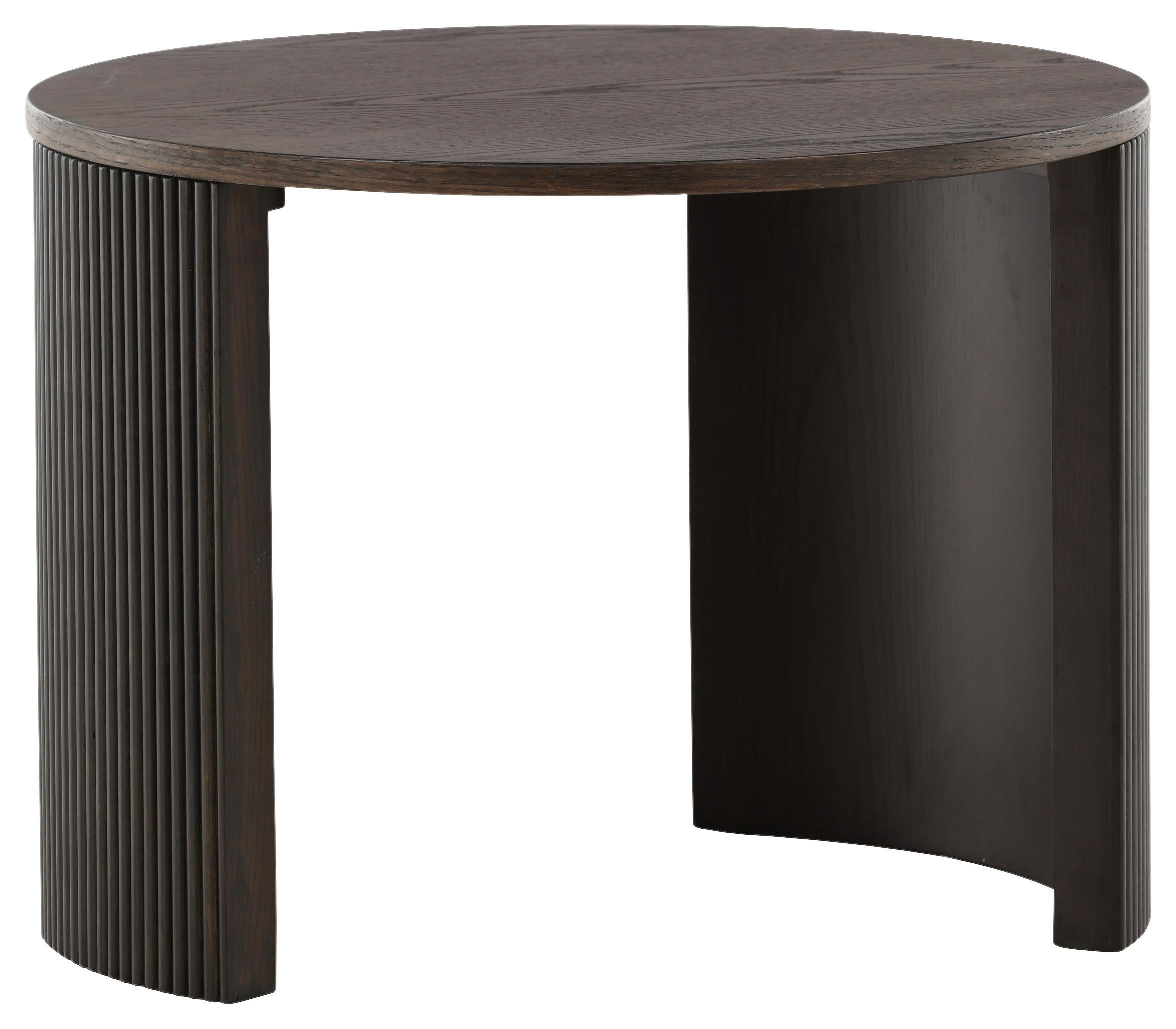 Couchtisch Bristol Ø ca. 60 cm Schwarz - Schwarz, Design, Holz/Holzwerkstoff (60/60/45cm) - Livetastic