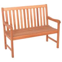 Gartenbank Santos aus Eukalyptus Natur - Naturfarben, Basics, Holz (107/89/58cm) - Gardenson