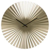 Wanduhr Sensu in Goldfarben - Goldfarben, MODERN, Metall (40cm) - Karlsson