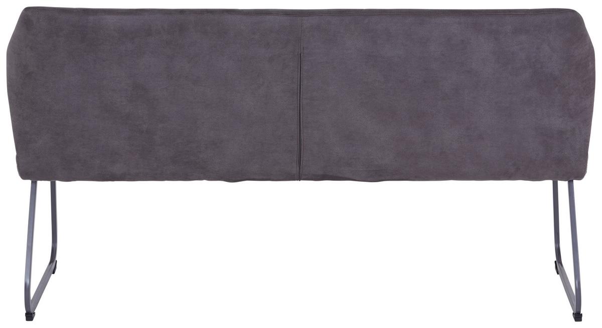 Klop Rimini, Siva - siva, Moderno, kovina/tekstil (160/86/63cm) - Modern Living