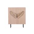 Kommode aus Eiche - Schwarz/Weiß, LIFESTYLE, Holz/Metall (100/117/51cm) - Premium Living Kommode aus Eiche - Schwarz/Weiß, LIFESTYLE, Holz/Metall (100/117/51cm) - Premium Living
