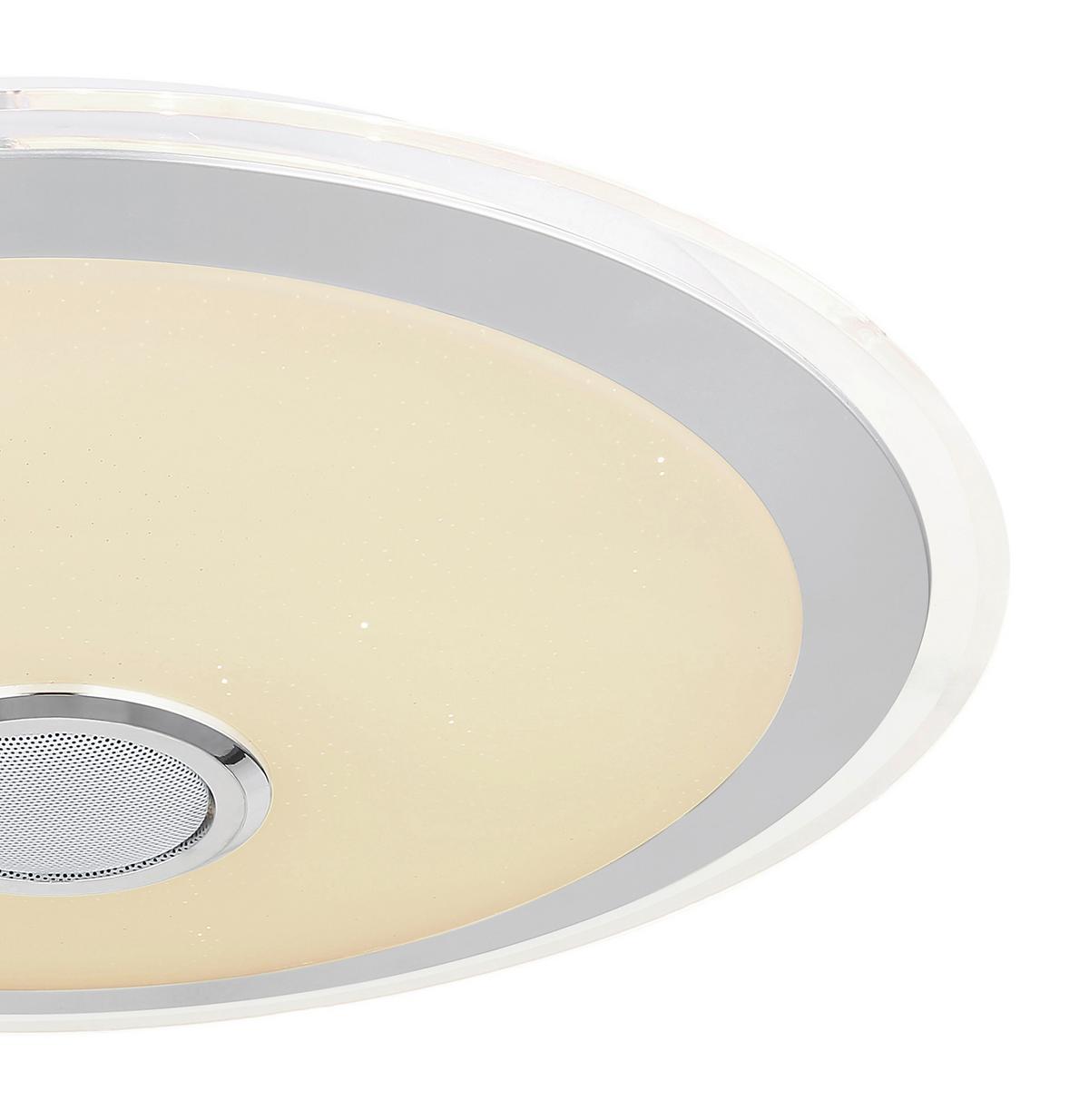 Stropna Led-svetilka Dunny, S Sijalko - barve kroma/srebrne barve, Konvencionalno, kovina/umetna masa (43/10,5cm) - Globo