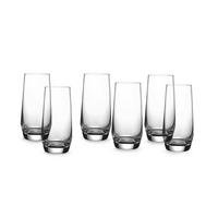 Set pahare 6/1 cca. 340 ml - transparent, Basics, sticlă (6.8/14.5cm) - Echtwerk