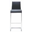 Bárszék Ida - fekete/ezüst színű, modern, műanyag/textil (46/40/105cm) - MÖMAX modern living