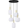 HÄNGLAMPA SCHER - vit/svart, Modern, metall/glas (54/57,5/150cm)