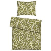 Ágyneműhuzat-garnitúra Leaves - fehér/zöld, Modern, textil (140/200cm) - Modern Living