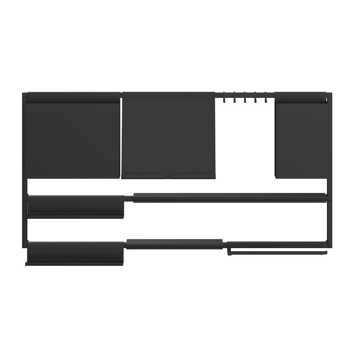 Küchenrollenhalter Systemstyle Schwarz - Schwarz, MODERN, Metall (29/2,5/8cm) - System Style