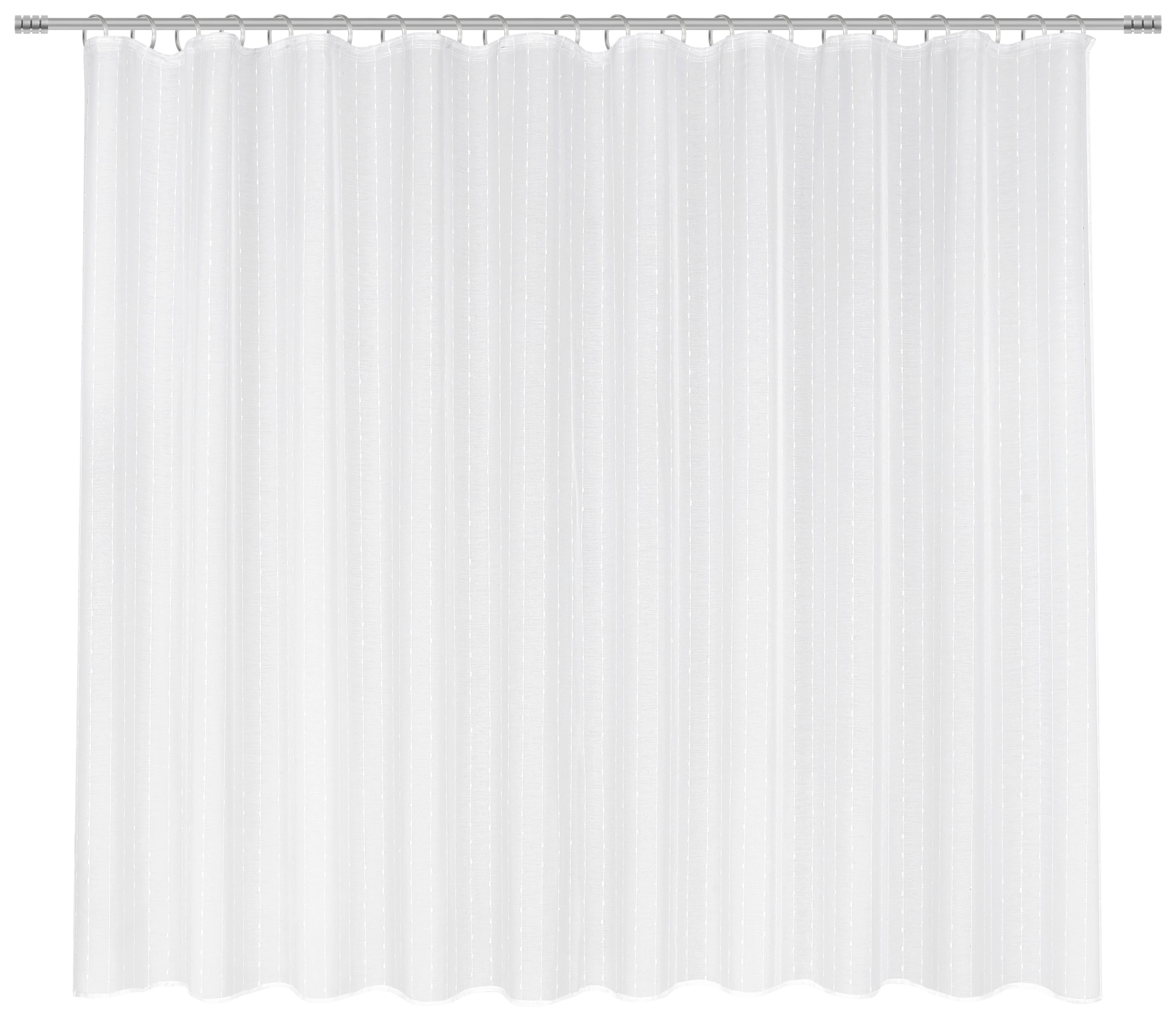 Tagesvorhang Lisa Store 2 ca. 300x175cm - Weiss, Romantik / Landhaus, Textil (300/175cm) - Modern Living