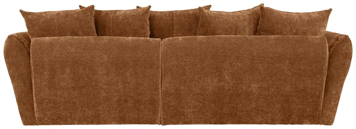 Kutna Garnitura Cammellio - narančasta/crna, Moderno, tekstil (296/189cm) - Mömax