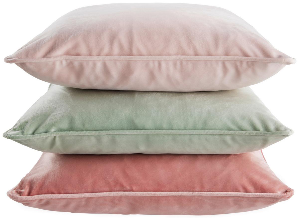 Zierkissen Viola in Rosa ca. 45x45cm - Rosa, Romantik / Landhaus (45/45cm) - Modern Living