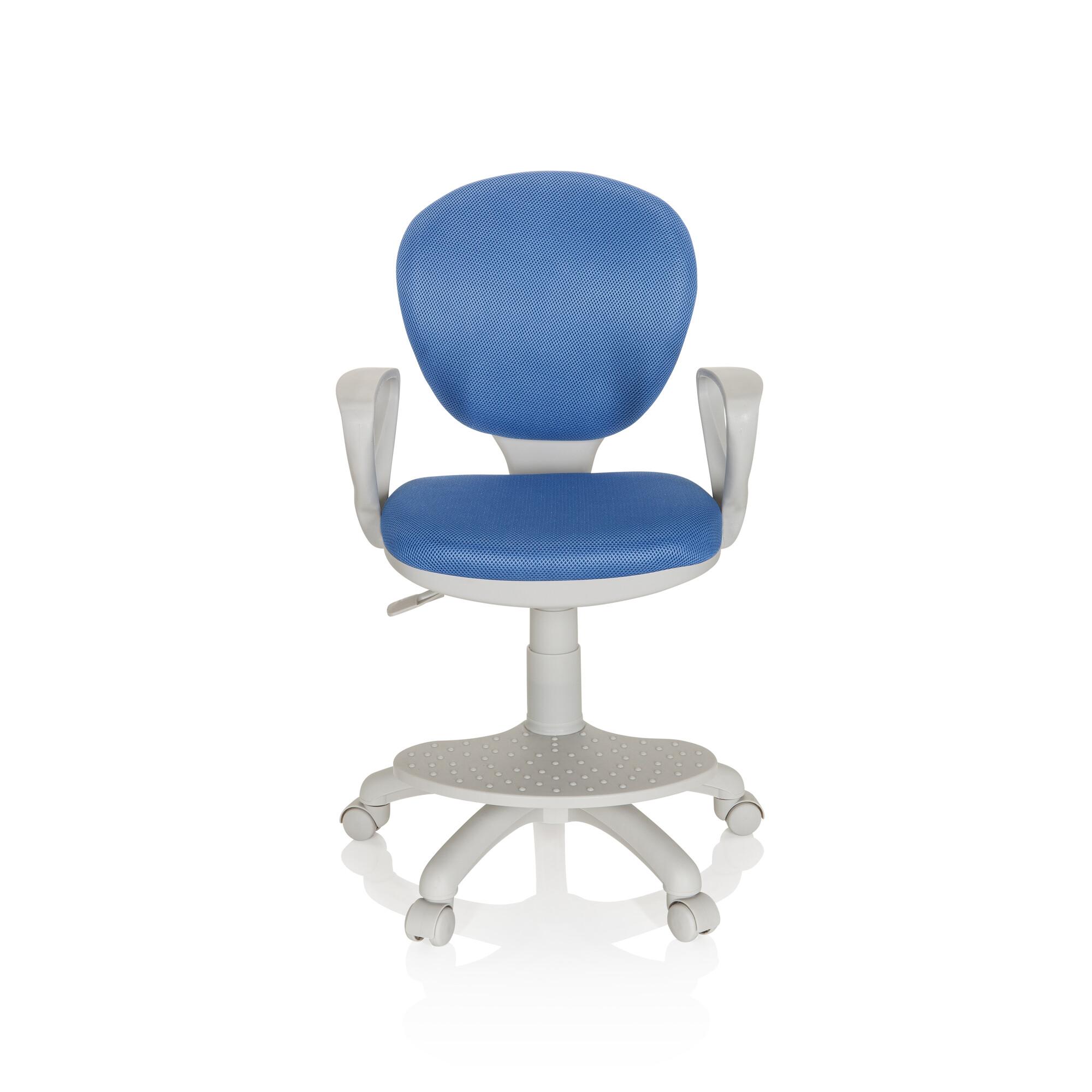 Jugenddrehstuhl Colour ca. 53x83-93x51 cm Blau/Grau - Blau/Grau, Basics, Kunststoff (53/83-95/51cm) - MID.YOU