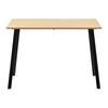 MATBORD EMIL - svart/ekfärgad, Klassisk, metall/trämaterial (110/75/70cm) - Based