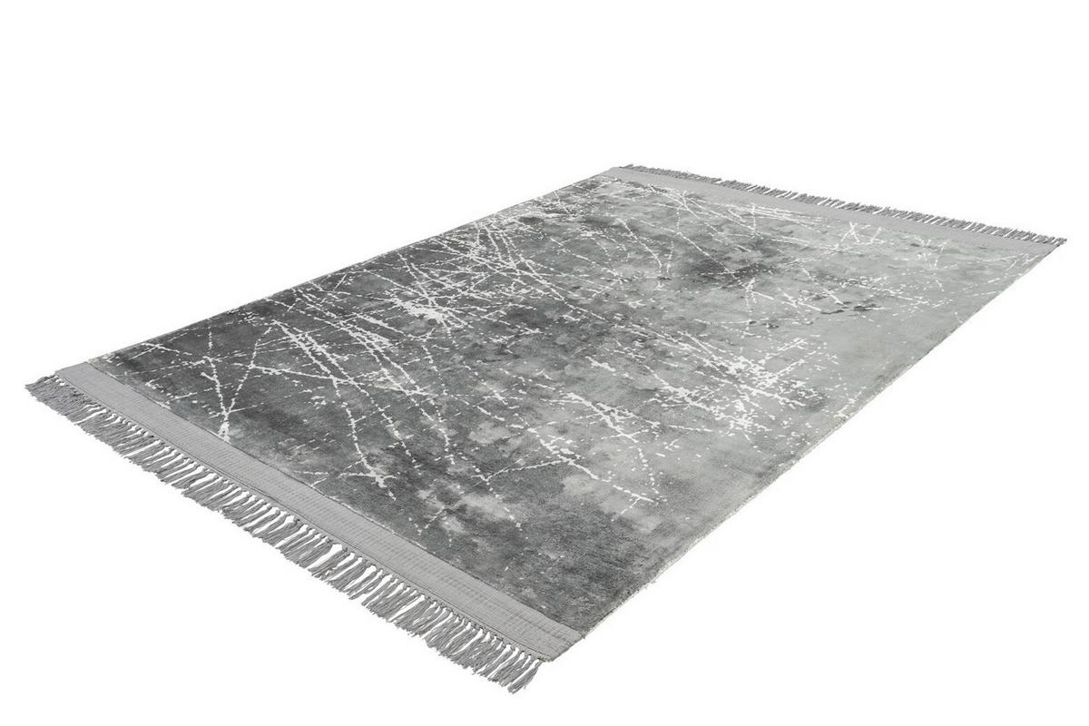 Flachwebeteppich Dolce Vita 225 Grau 120 X 170 - Grau, Basics, Textil (120/170cm) - Kayoom