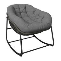 Vrtni Gugalnik Alicante, Siva - temno siva/siva, Basics, kovina/umetna masa (95/80/111cm) - Mömax