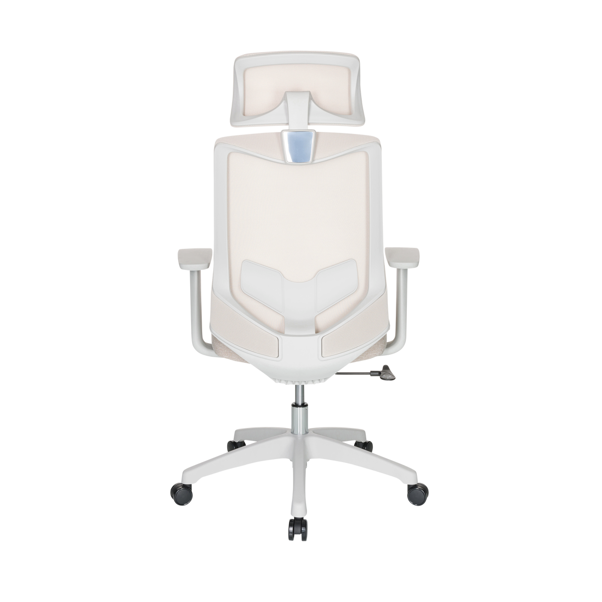 Pisarniški Stol Mikeo W, Bež - bež/svetlo siva, Basics, umetna masa/tekstil (69/115/68cm) - MID.YOU
