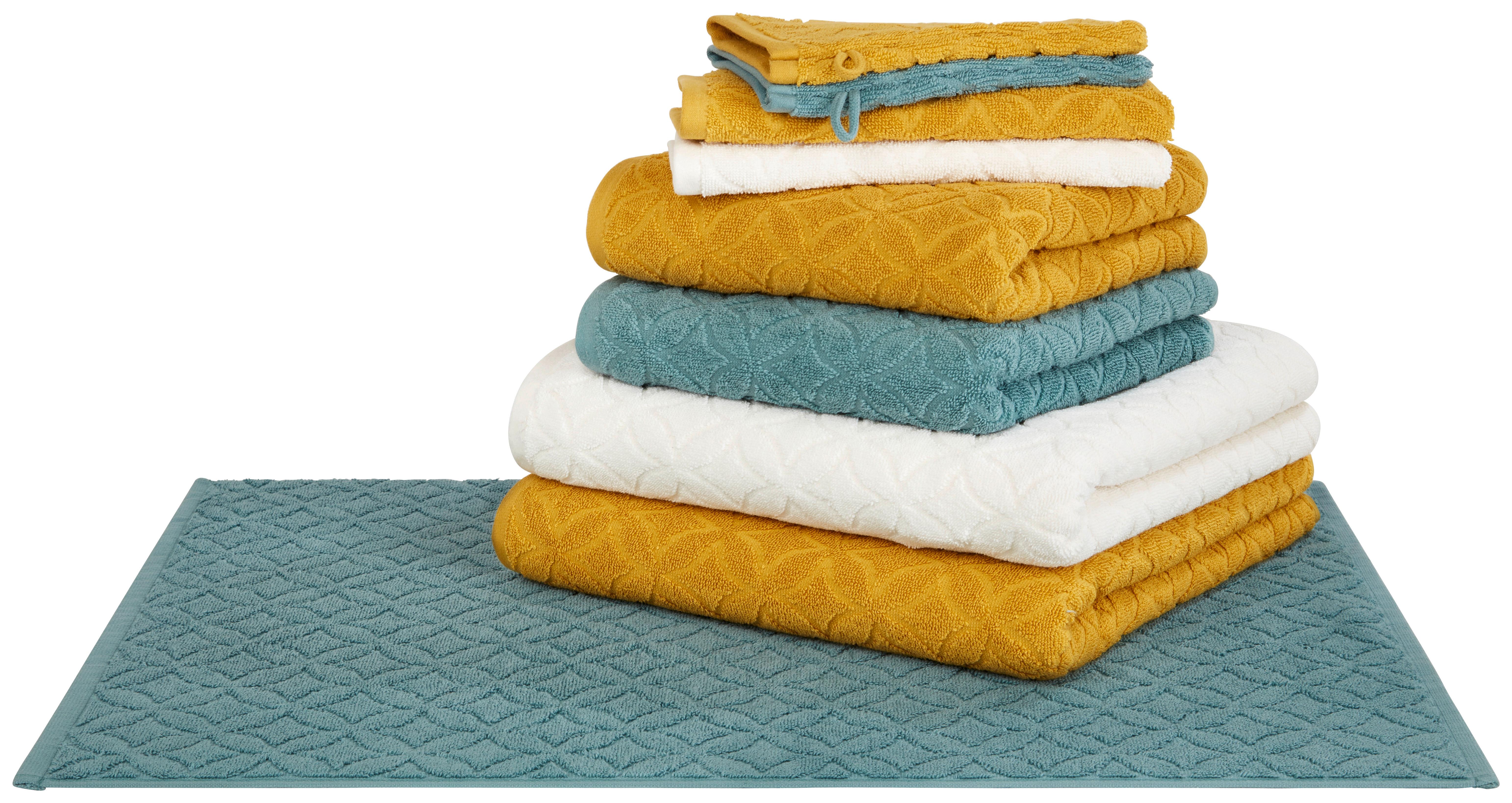 serviette in Gelb ca. 50x100cm - Gelb, Lifestyle, Textil (50/100cm) - Modern Living