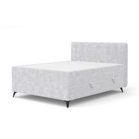 Box-ágy Vicky - szürke, Modern, faalapú anyag/textil (160/200cm)