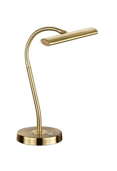LED-Tischleuchte Curtis Messingfarben max. 4 Watt - Messingfarben, LIFESTYLE, Metall (18/35cm) - Trio Leuchten