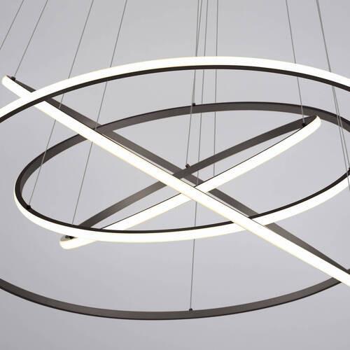 LAMPA ZWIESZANA LED 2124-13 TESSARA - Design, tworzywo sztuczne/metal (109/109/300cm) - Paul Neuhaus