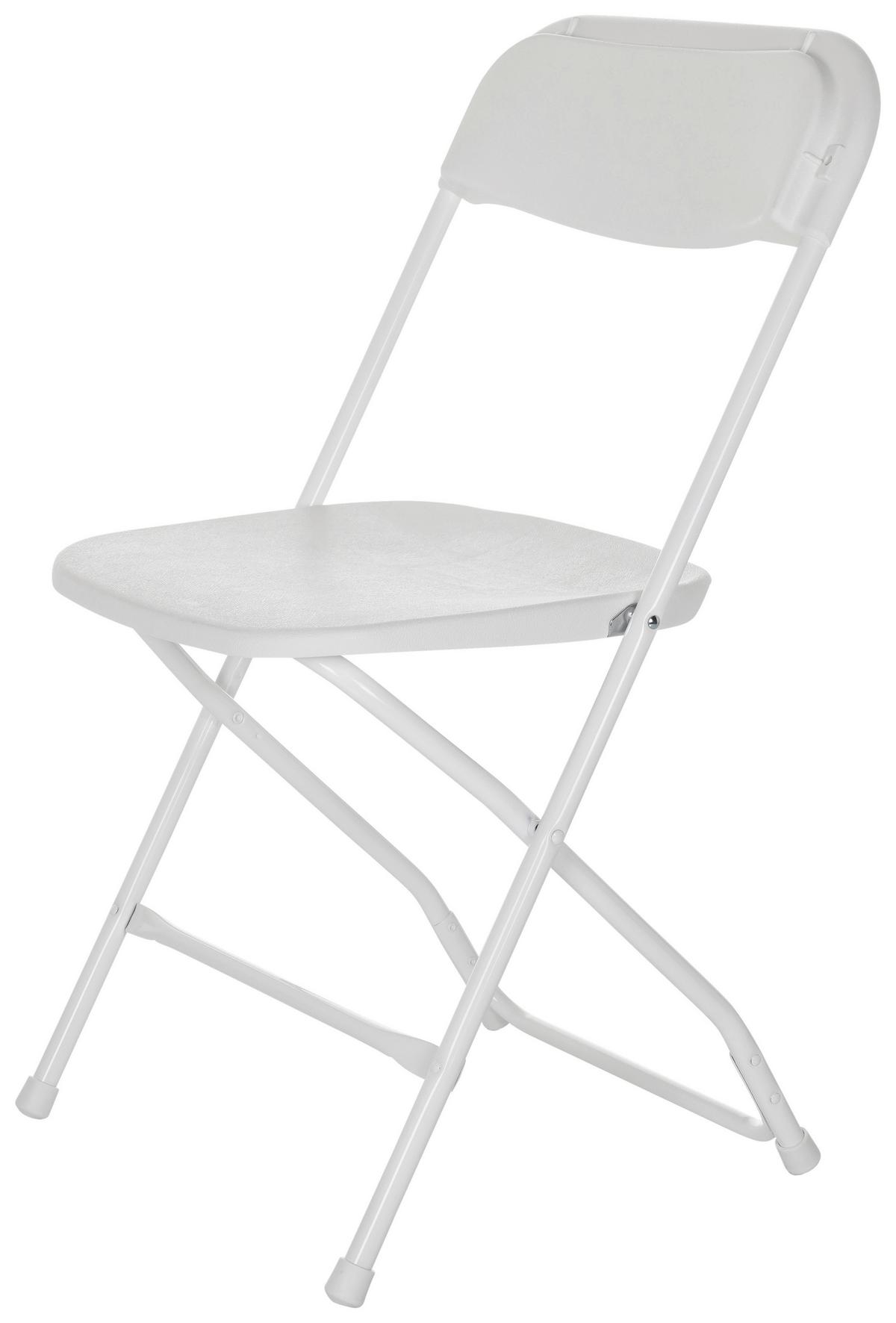 Zložljiv Stol Tudela Xxl W, Bela - bela, Basics, umetna masa (46/80/50cm) - MID.YOU