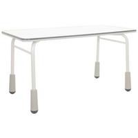Jugenddschreibtisch Kid Gro T ca.120x58-67x60cm Hellgrau - Hellgrau, Basics, Holzwerkstoff/Metall (120/58-67/60cm) - MID.YOU