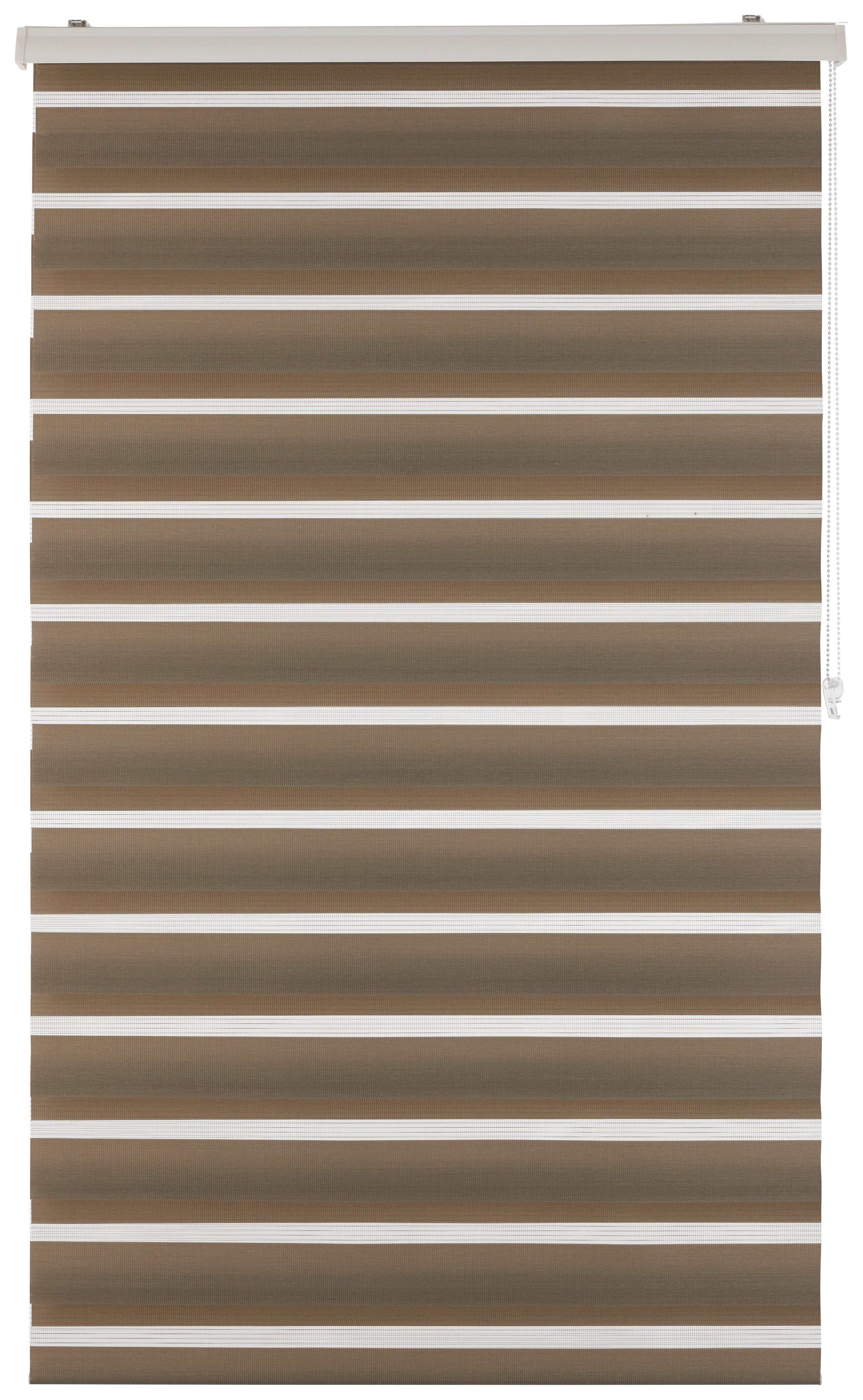 Dvojni Rolo Thomas, 100x160cm, Rjavosiva - rjavosiva, umetna masa/tekstil (100/160cm) - Premium Living