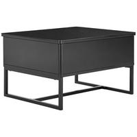 STOLIK KAWOWY WILNO - czarny, Design, metal (70/40,5-65,5/60cm) - Livetastic