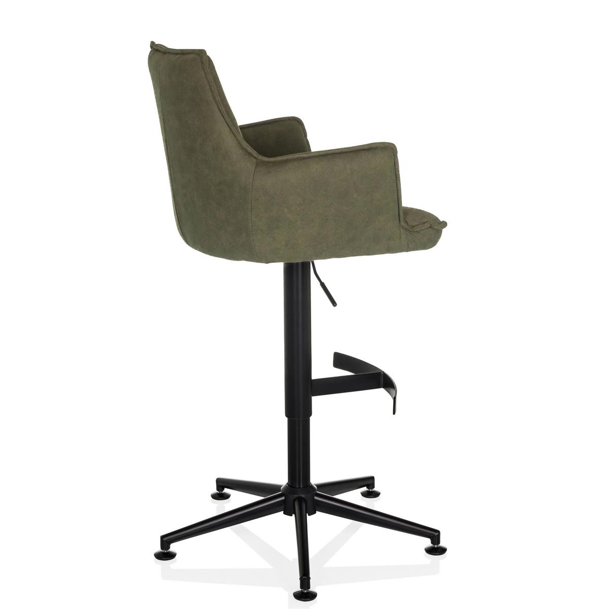 Barski Stol Solao Life High, Zelena - črna/zelena, Moderno, kovina/umetna masa (55/93/56cm) - MID.YOU