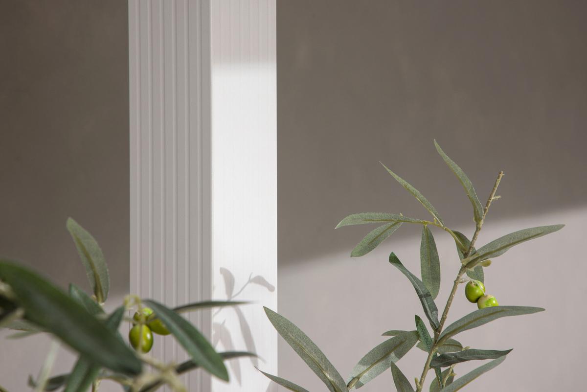 Pergola Lazio ca. 295x248x295 cm Weiß - Weiß, KONVENTIONELL, Textil (295/248/295cm) - Gardenson