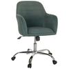 Vrtljivi Stol Solao 300, Zelena - barve kroma/zelena, Basics, kovina/umetna masa (68/85-94/68cm) - MID.YOU
