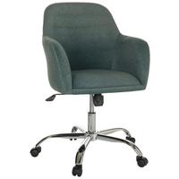 Vrtljivi Stol Solao 300, Zelena - barve kroma/zelena, Basics, kovina/umetna masa (68/85-94/68cm) - MID.YOU