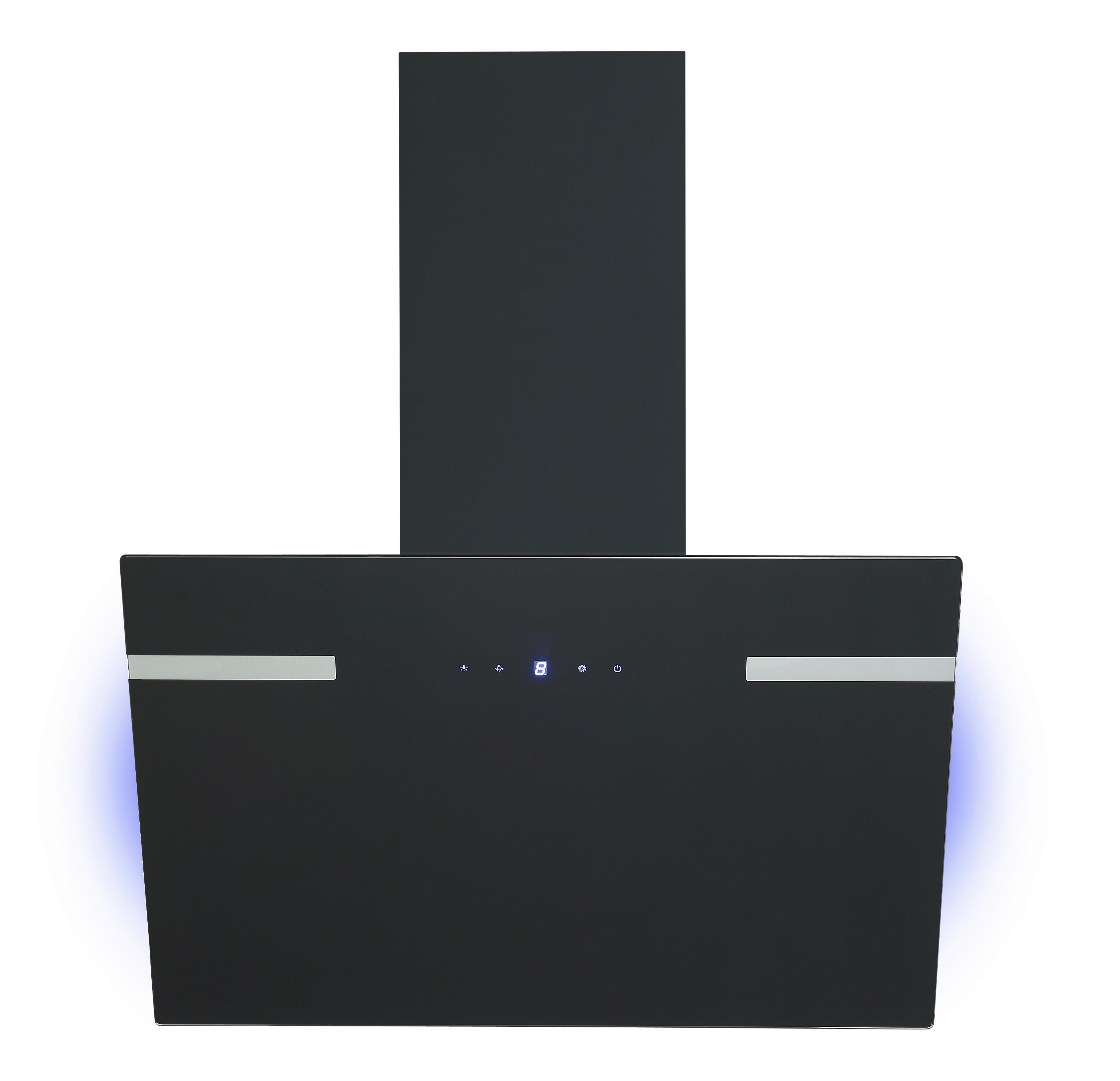 Kuhinjska Napa Solea, 60cm - črna, Trend, kovina/steklo (60/76,4-114,4/38,2cm) - Respekta