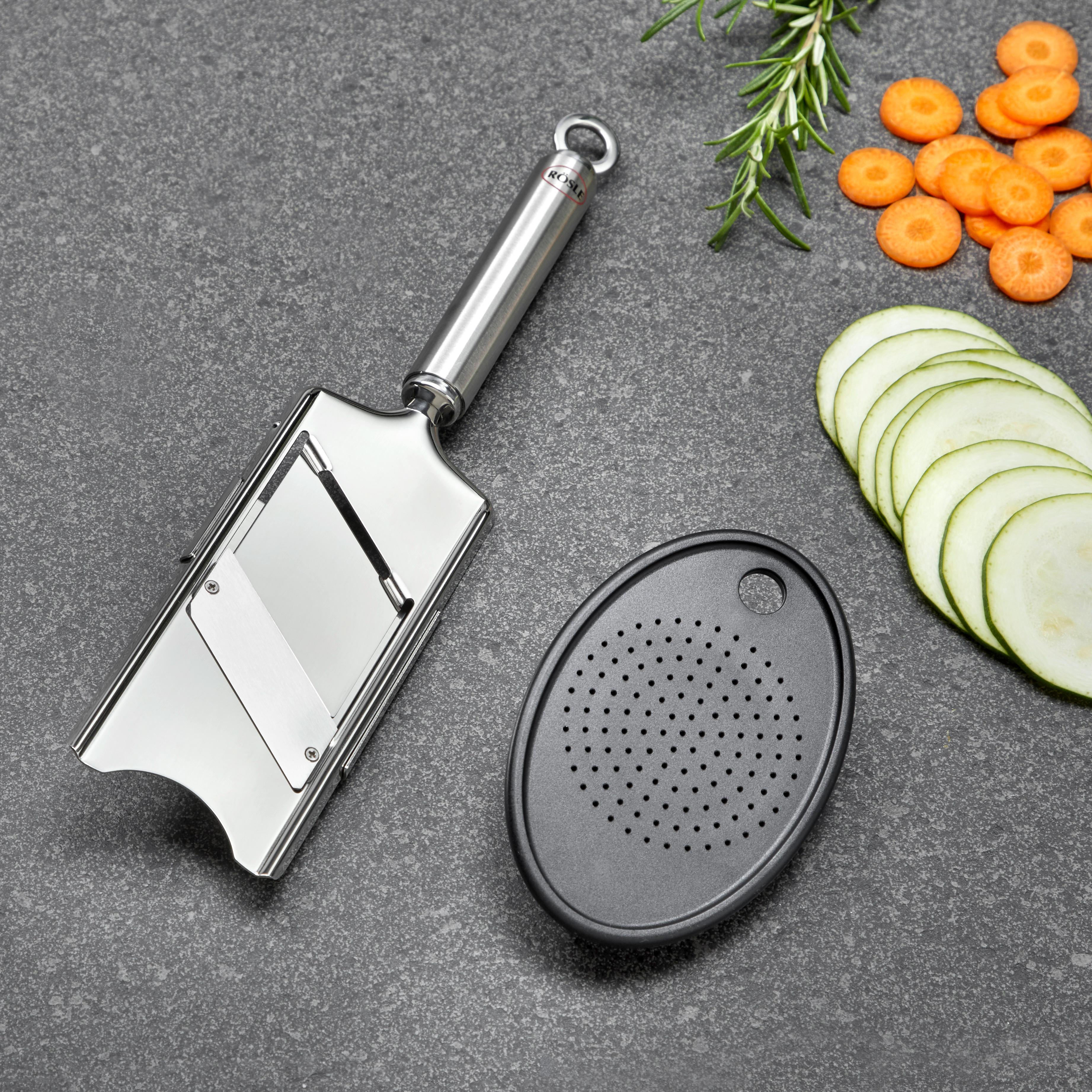 Gormethobel Rösle - Edelstahlfarben, KONVENTIONELL, Metall (28/6,5/2cm) - Rösle