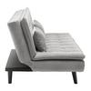 CANAPÉ-LIT SUN -BASED- - gris/noir, MODERN, textile/bois (190/83/93cm) - Based