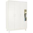 Kleiderschrank Weiß - Weiß, MODERN, Holz (133/195/55cm) - Premium Living Kleiderschrank Weiß - Weiß, MODERN, Holz (133/195/55cm) - Premium Living