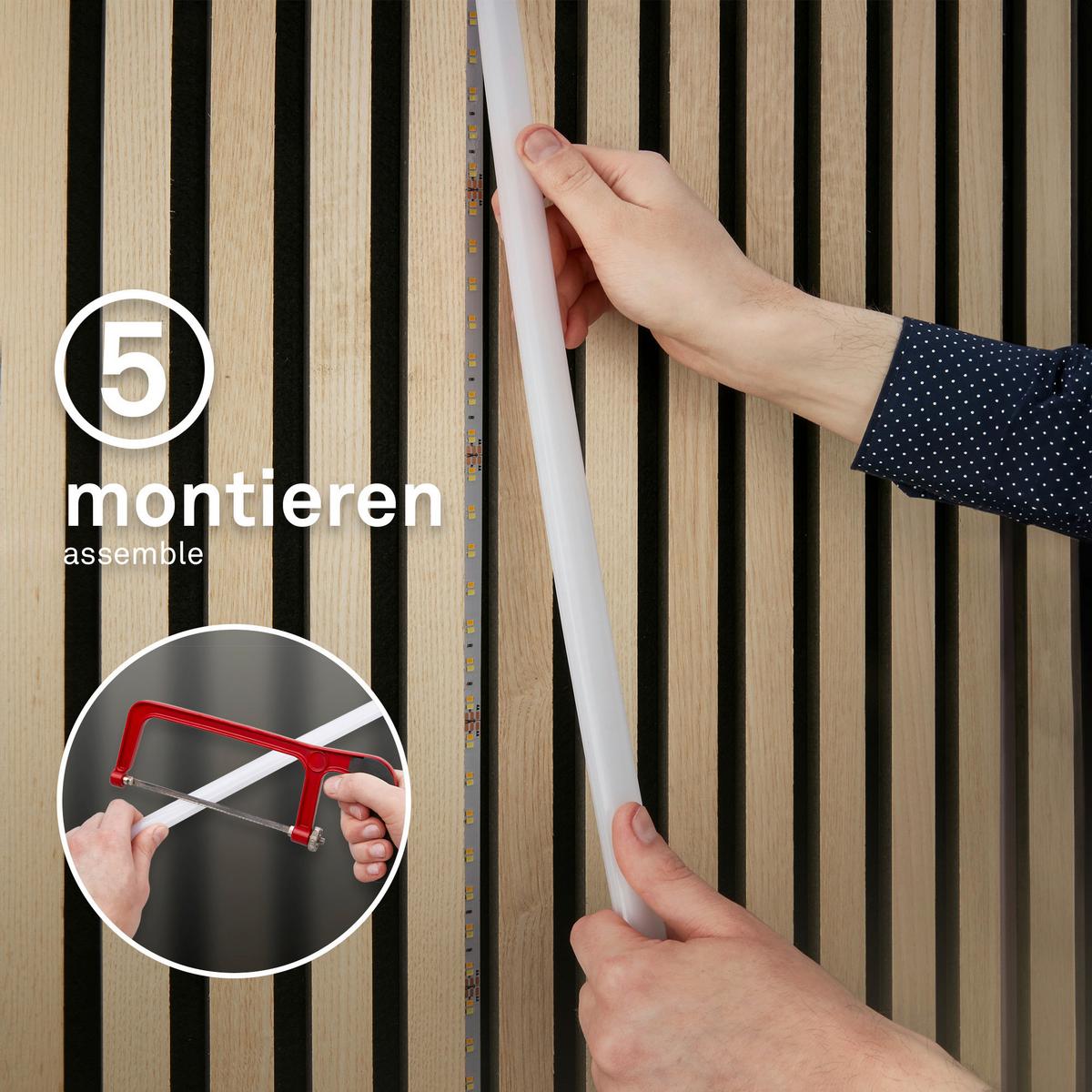 TAŚMA LED 8023252 PYP EXTENSION SET RGB/ - biały, Basics, tworzywo sztuczne (260/260cm) - Briloner