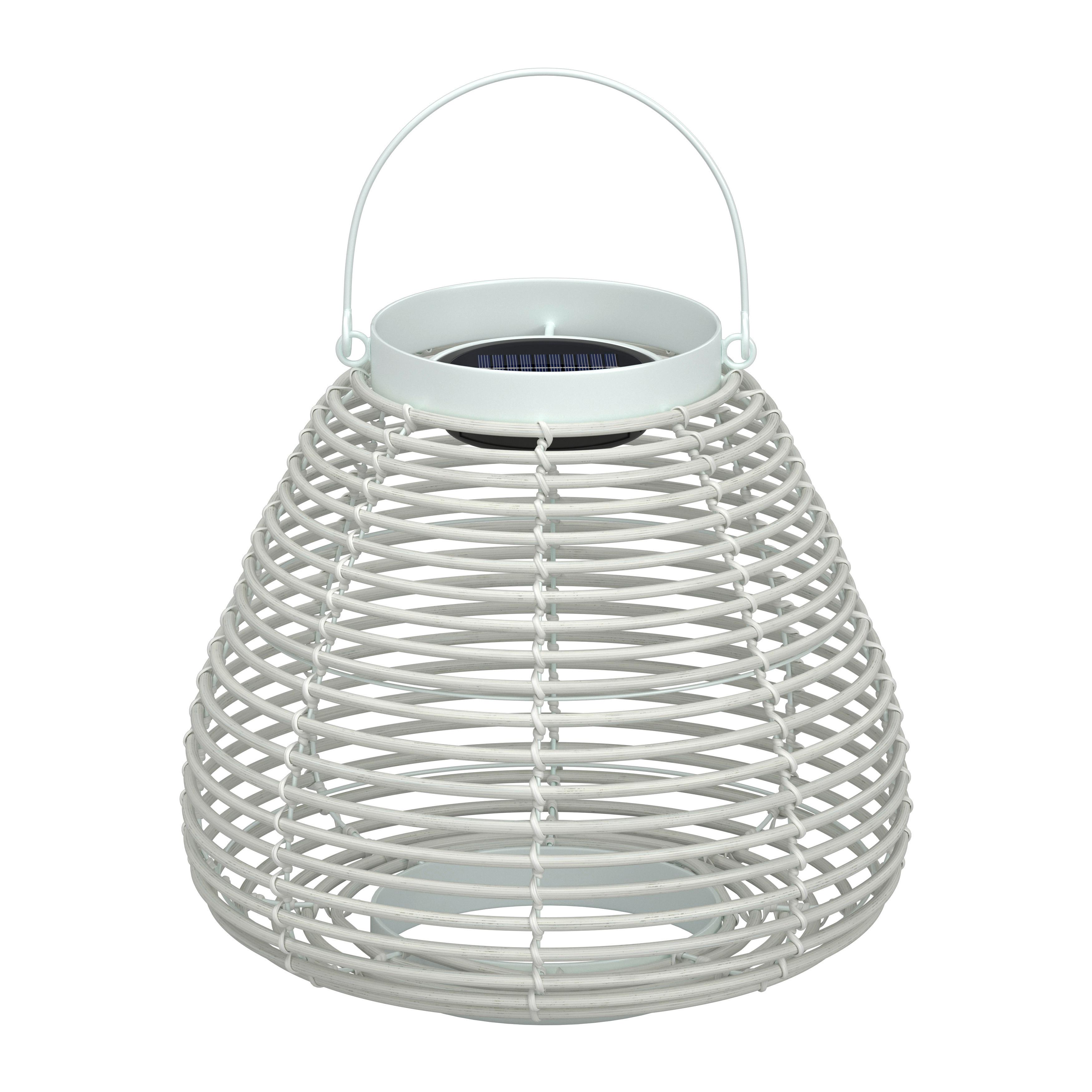 UTOMHUSLAMPA ANINA - vit, Modern, metall/plast (31/29/31cm) - Bessagi Garden
