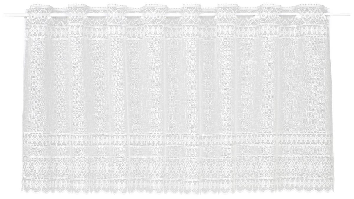 Perdea scurtă Theresa - alb, Romantik / Landhaus, textil (140/50cm) - Zandiara