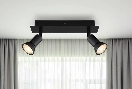 Strahler Drew in Schwarz max. 35 Watt - Schwarz, Design, Metall (25/6/9cm) - Globo