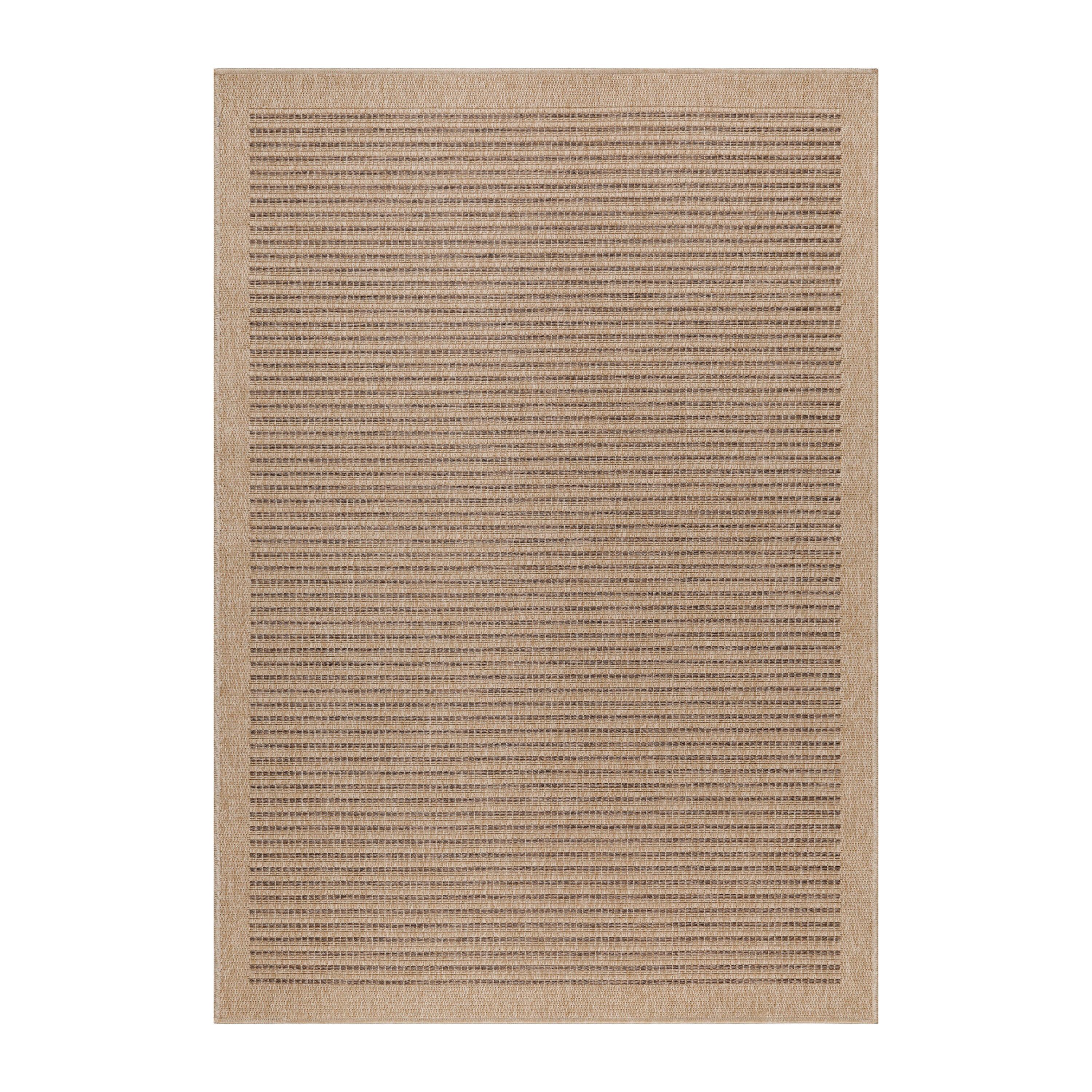 Outdoorteppich Dhaka Beige ca. 200x290cm - Beige, Basics, Textil (200/290cm) - Novel