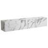 Nizka Omarica Marble, Bela - bela, Design, leseni material (160/30/30cm) - MID.YOU
