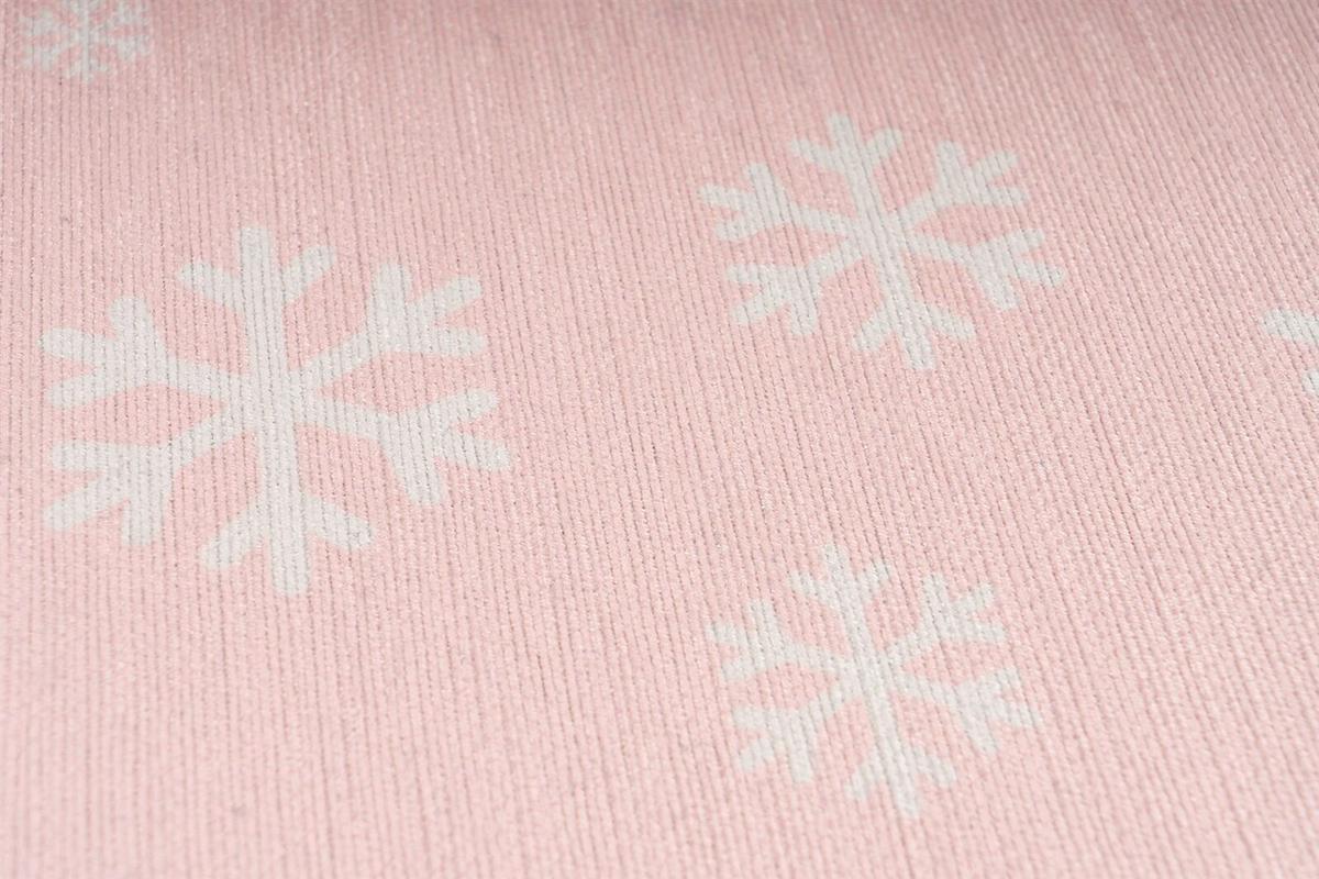 Kinderteppich Bambini 400 Rosa - Weiss/Rosa, Basics, Textil (160cm) - Kayoom