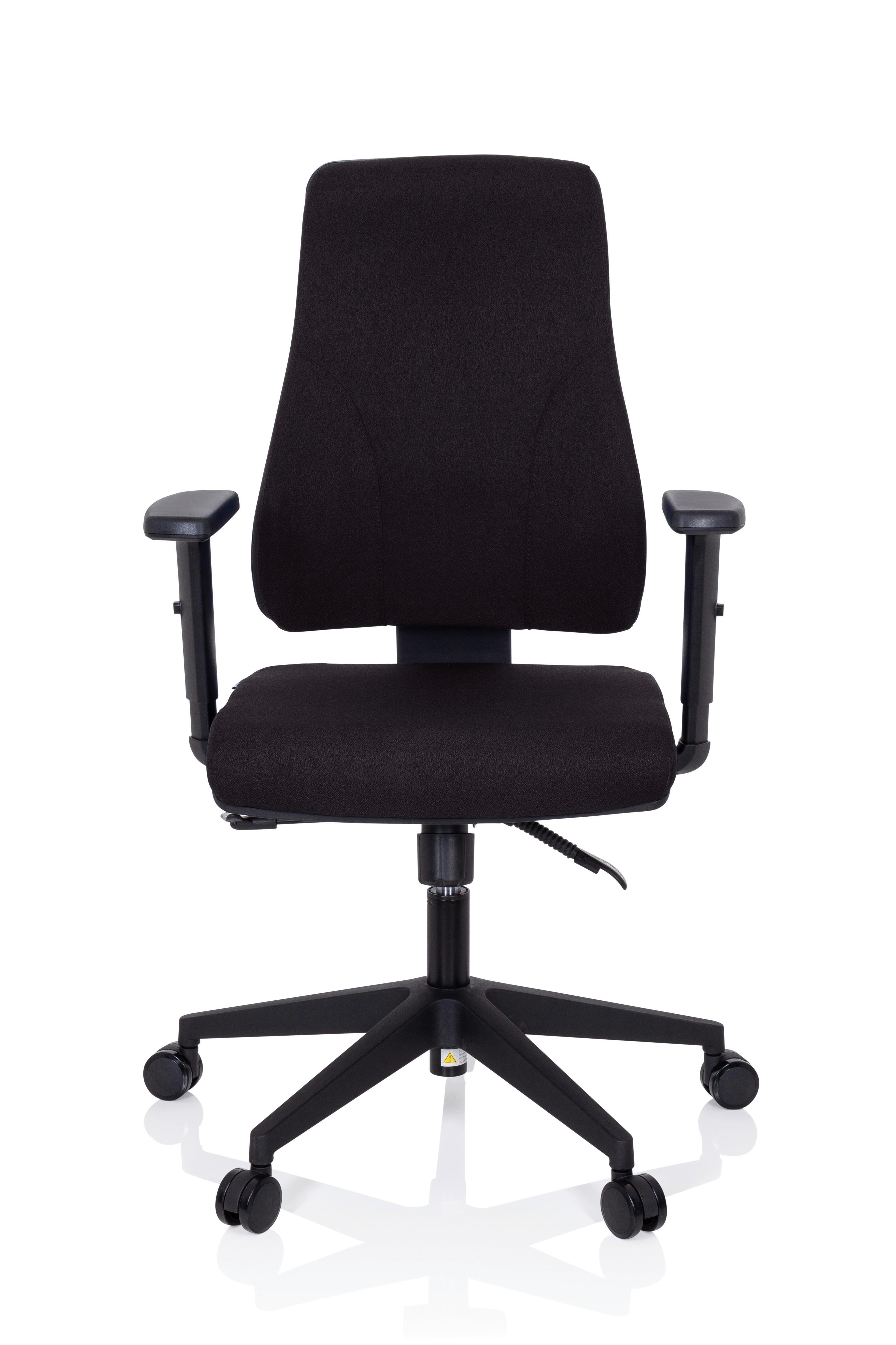 Pisarniški Stol Mathes, Črna - črna, Moderno, umetna masa/tekstil (65/113/60cm) - MID.YOU