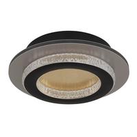 LED-DECKENLEUCHTE 48042-12G  JAYDEN - Klar/Goldfarben, Design, Kunststoff/Metall (20/5,5cm) - Globo